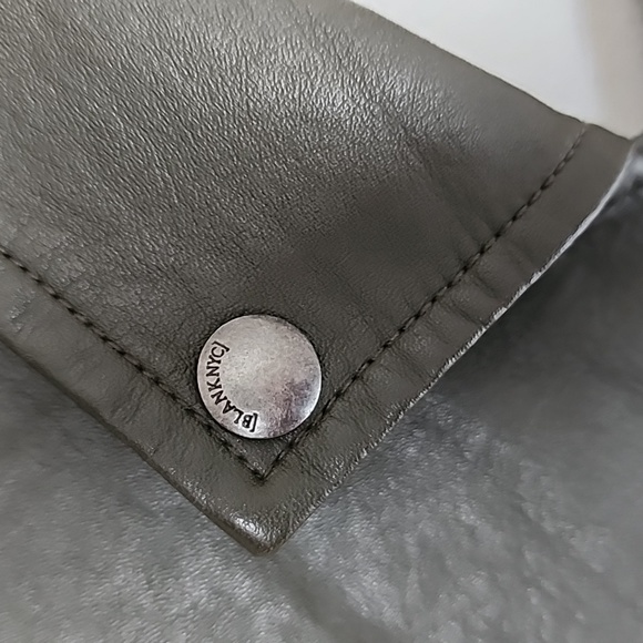 [BLANKNYC] Women's PU Leather Moto Jacket Olive Green - Picture 6 of 15